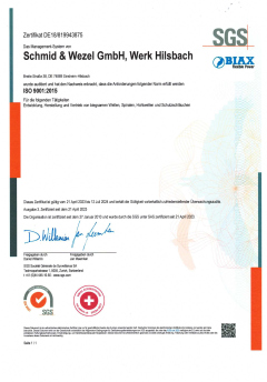 Zertifikat ISO 9001-2023 - Deutsch