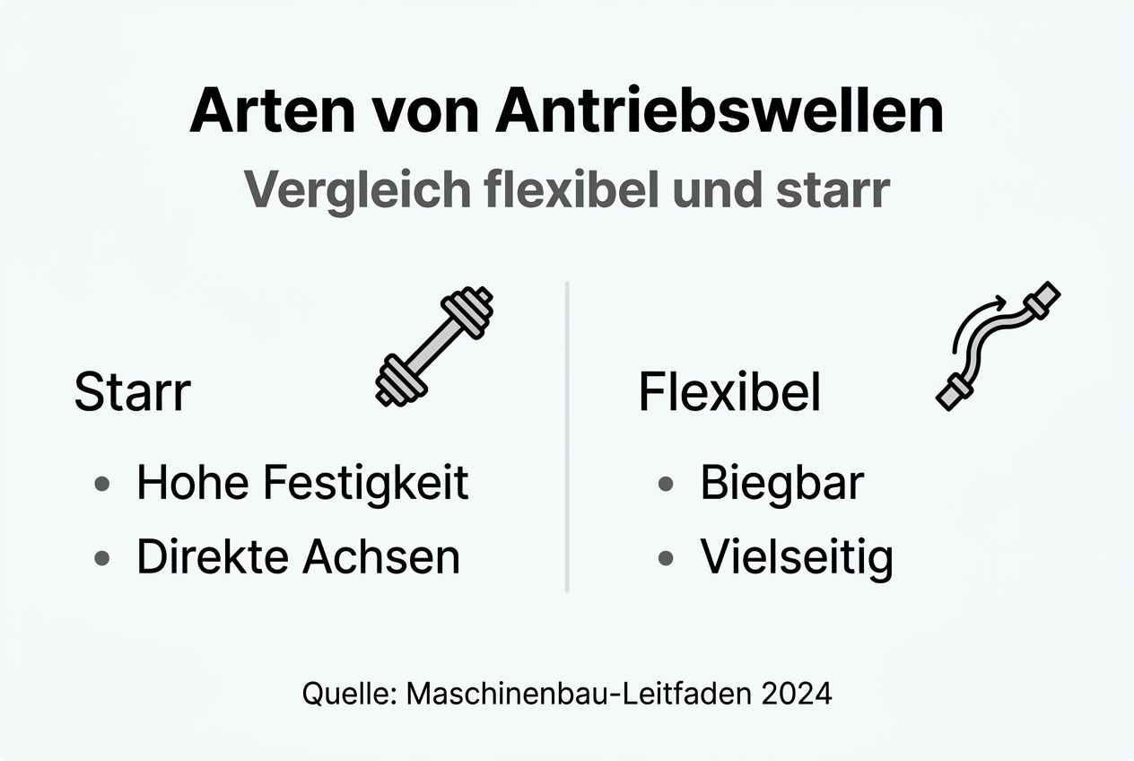 Übersicht: Verschiedene Antriebswellen-Typen im direkten Vergleich