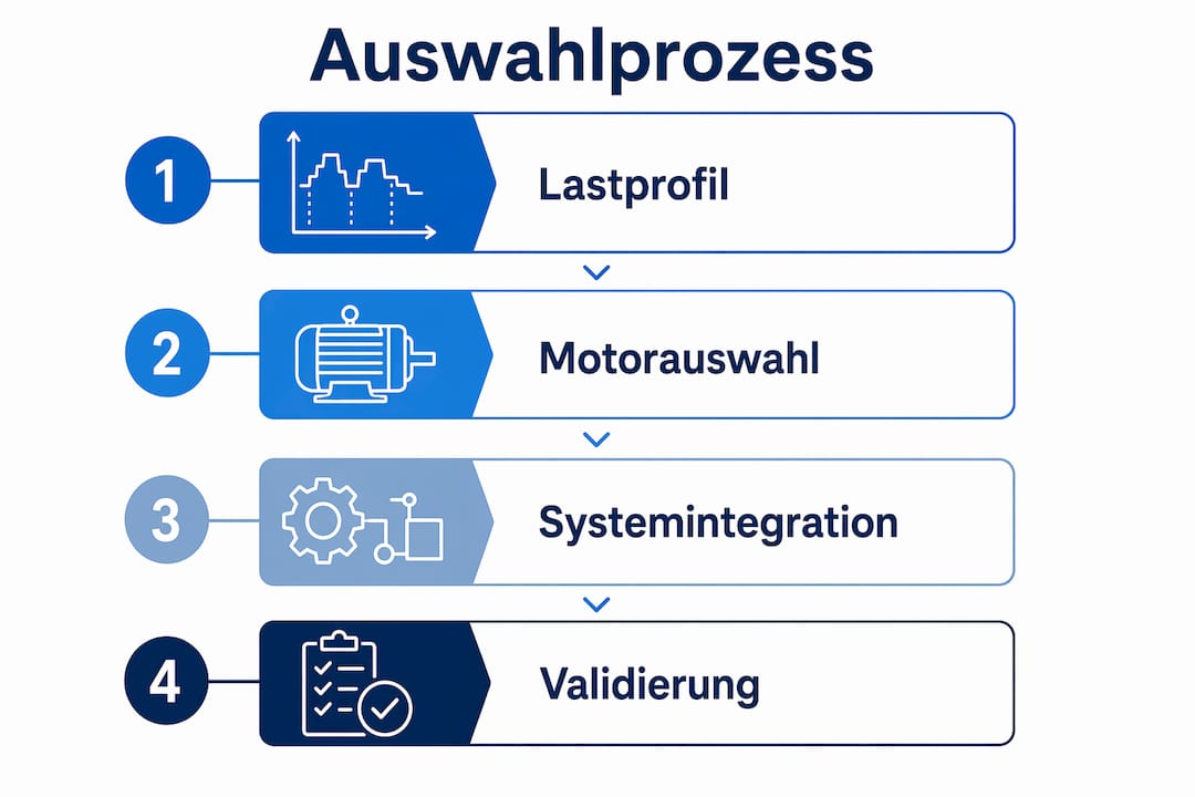 Infografik: So wählen Sie die passende industrielle Antriebslösung aus