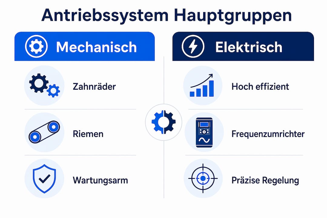 Infografik: Die wichtigsten Antriebsarten im Vergleich