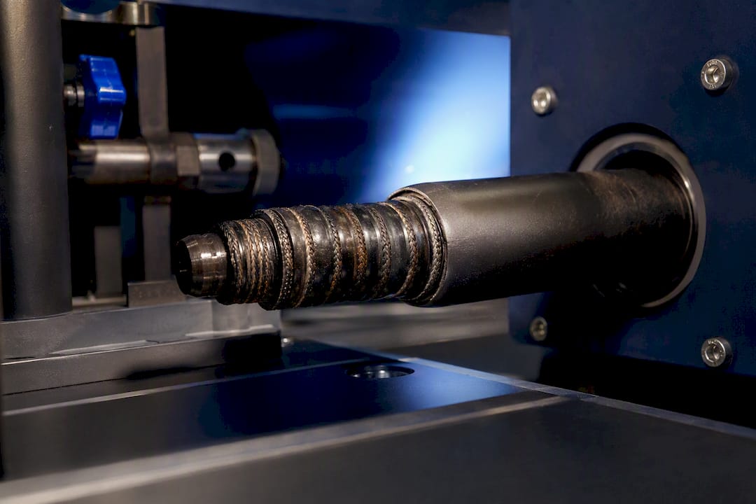 Layered flex shaft core with bend protection