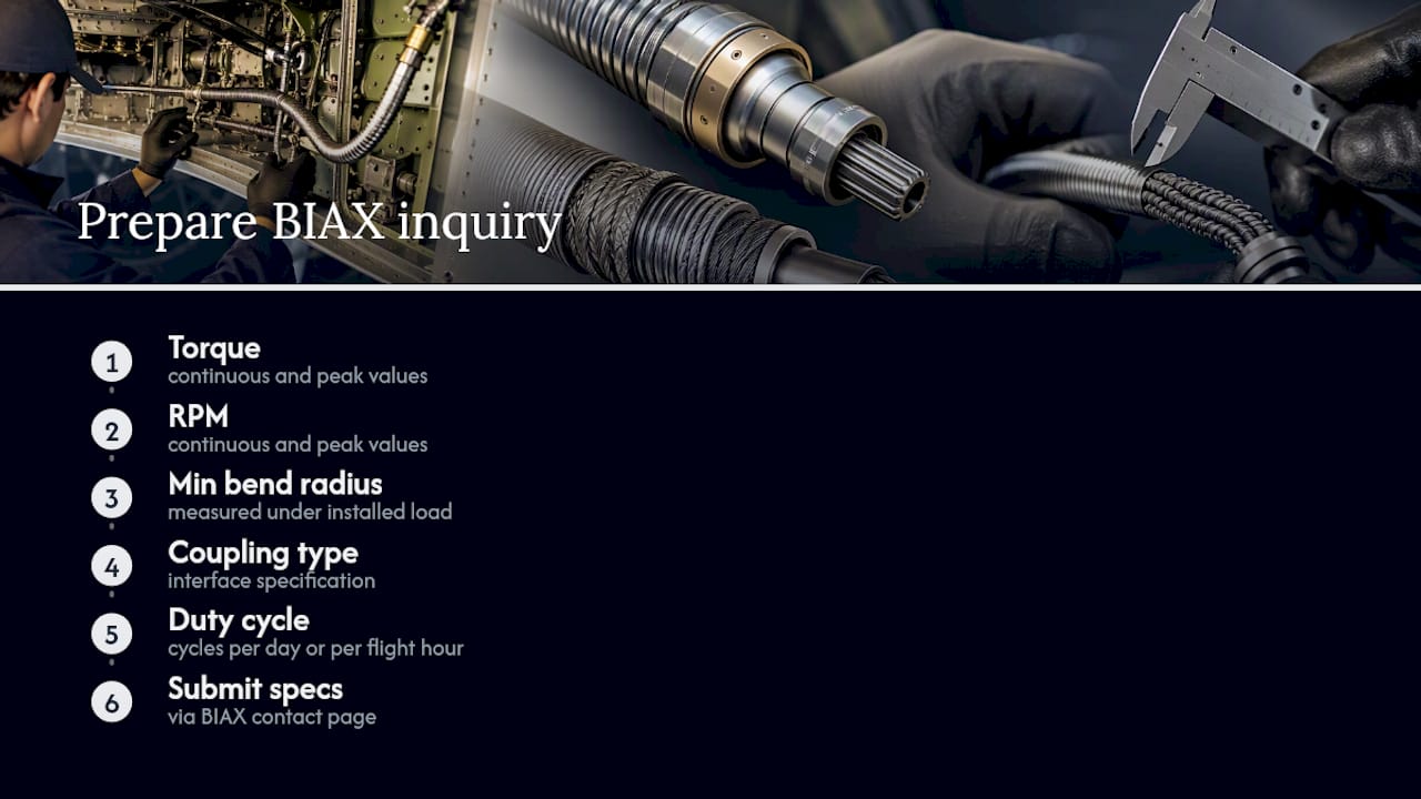 Requesting a Custom Flexwelle Configuration From BIAX — overview diagram