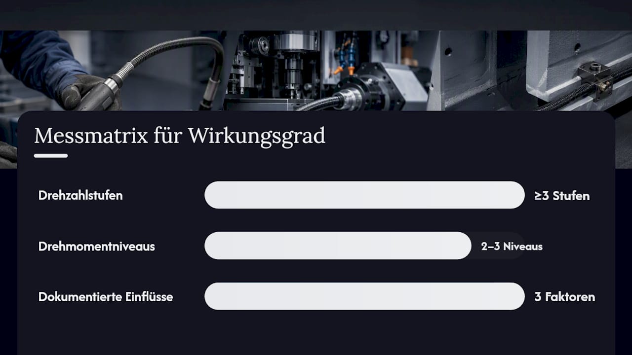 Messmatrix für Drehzahl und Drehmoment