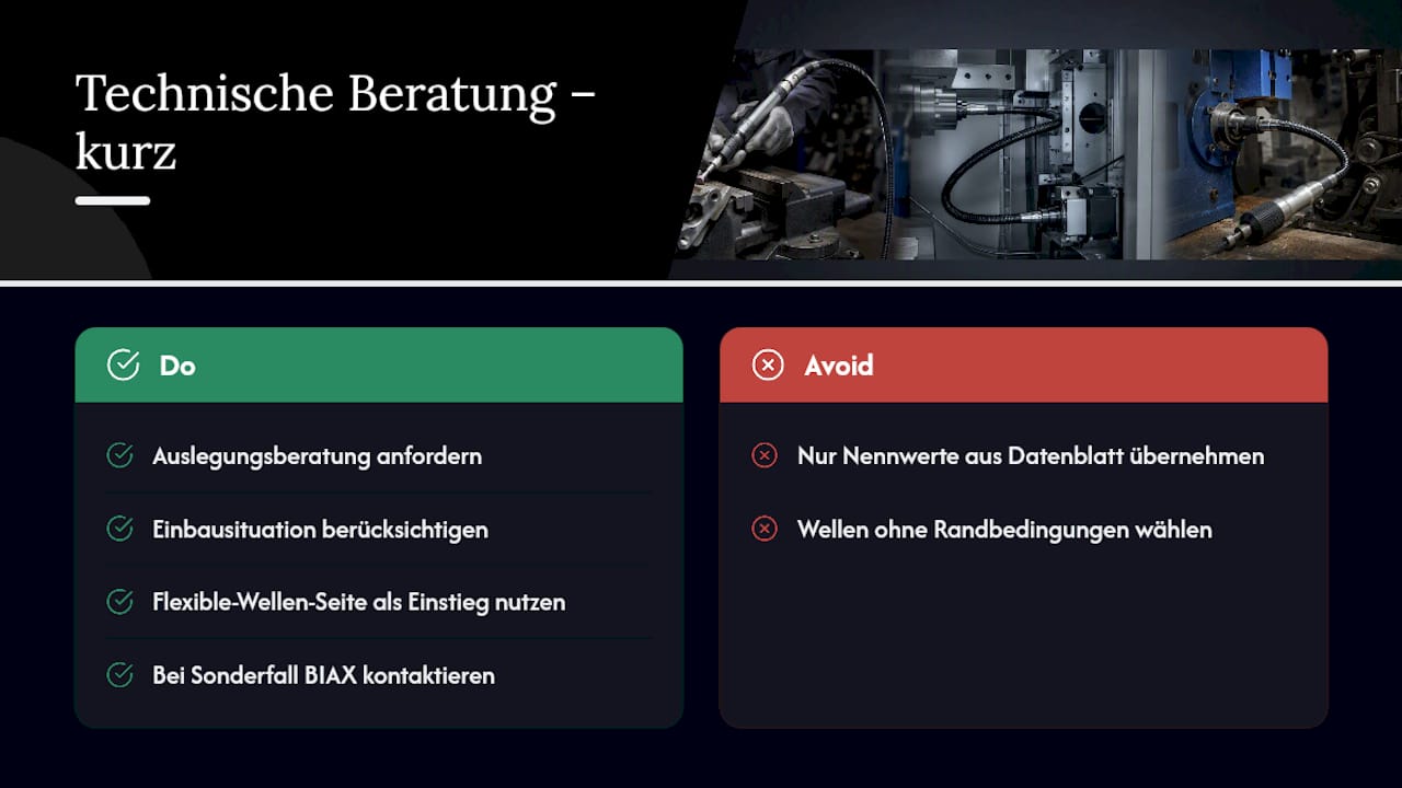 Technische Beratung für Ihre Antriebsauslegung — overview diagram